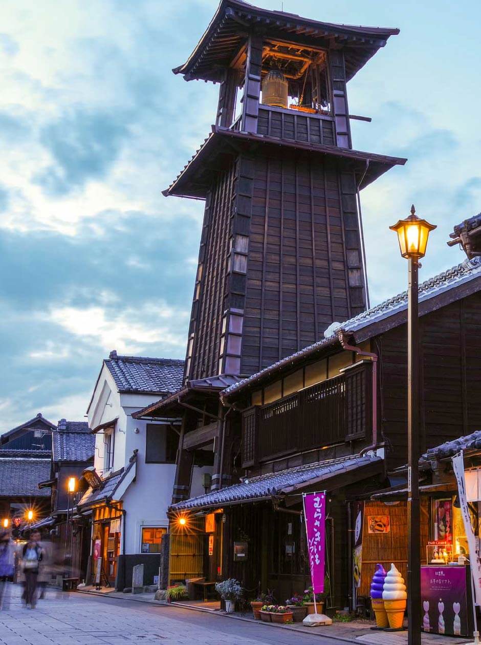 歴史的な風情を感じる街並み