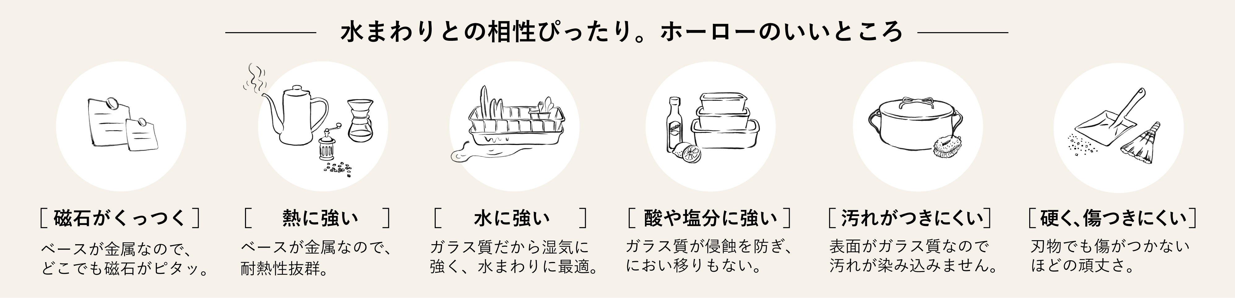 ホーローのいいところ