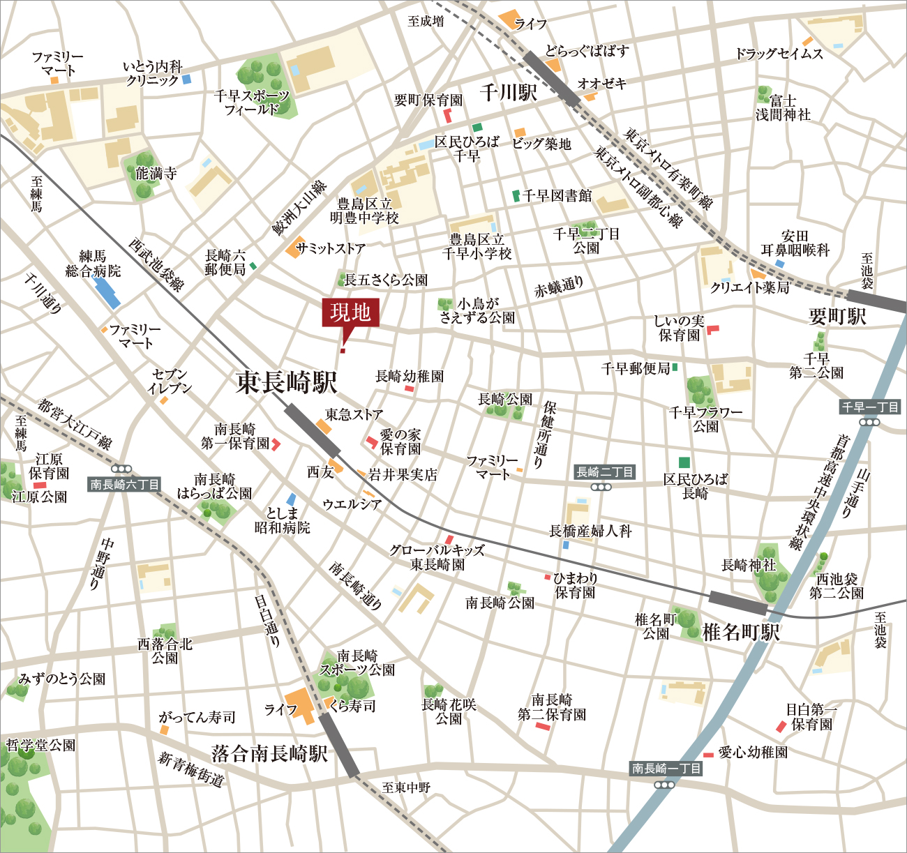 現地案内図
