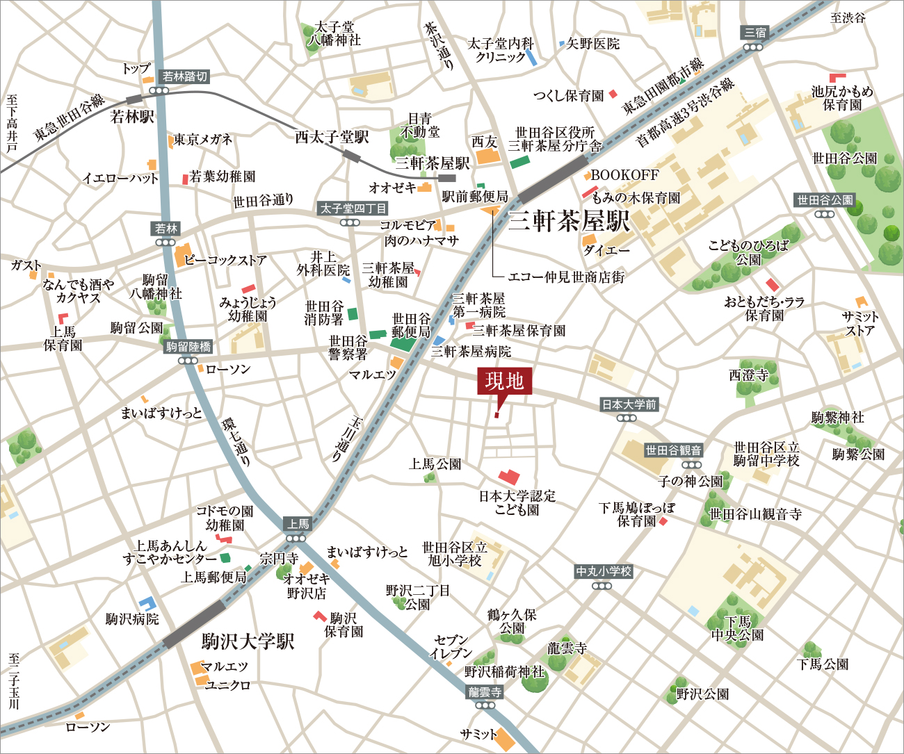 現地案内図