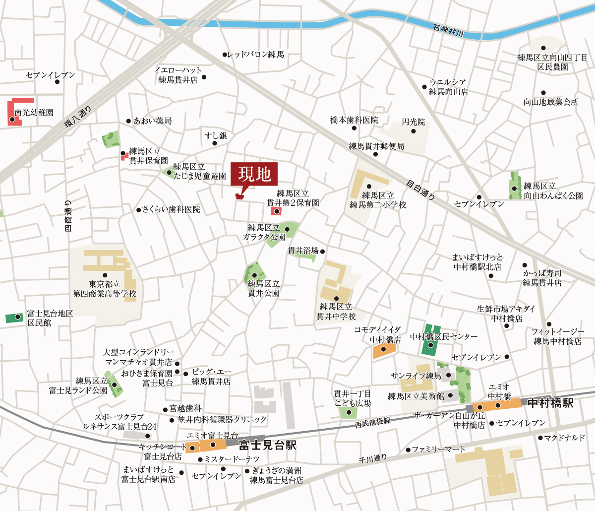 現地案内図
