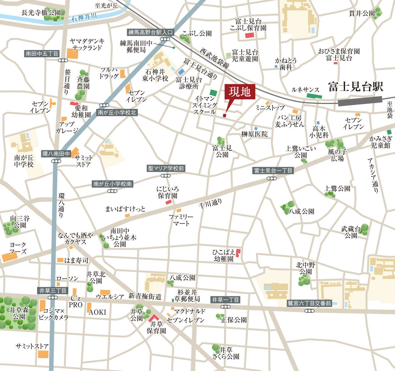 現地案内図
