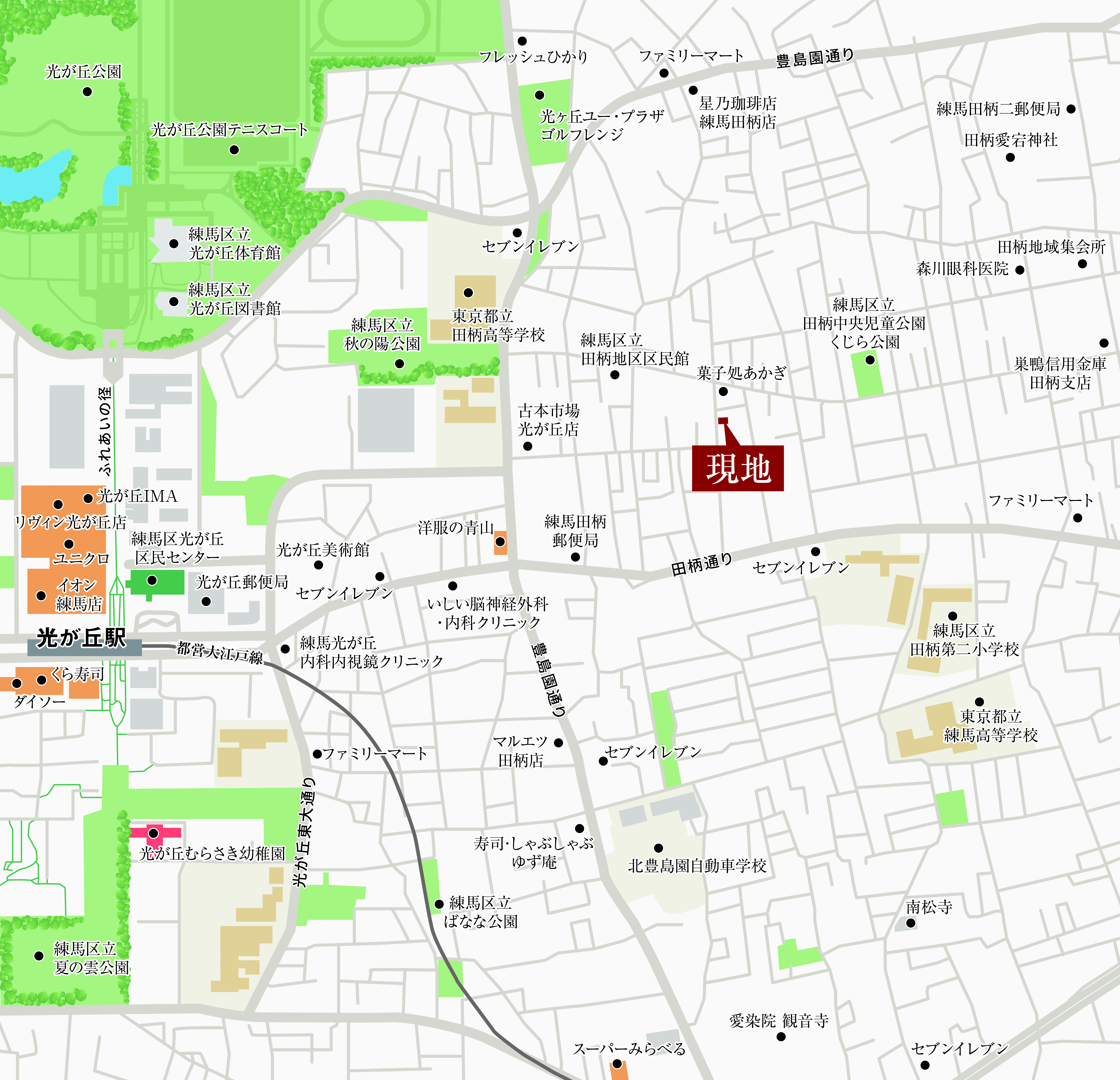 現地案内図