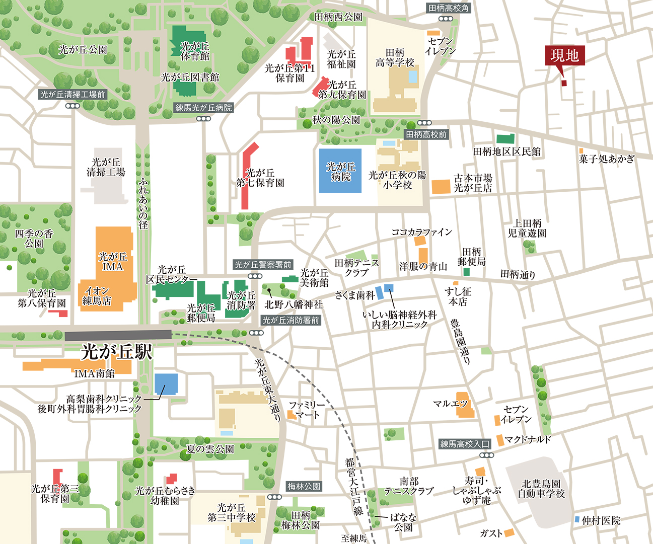 現地案内図