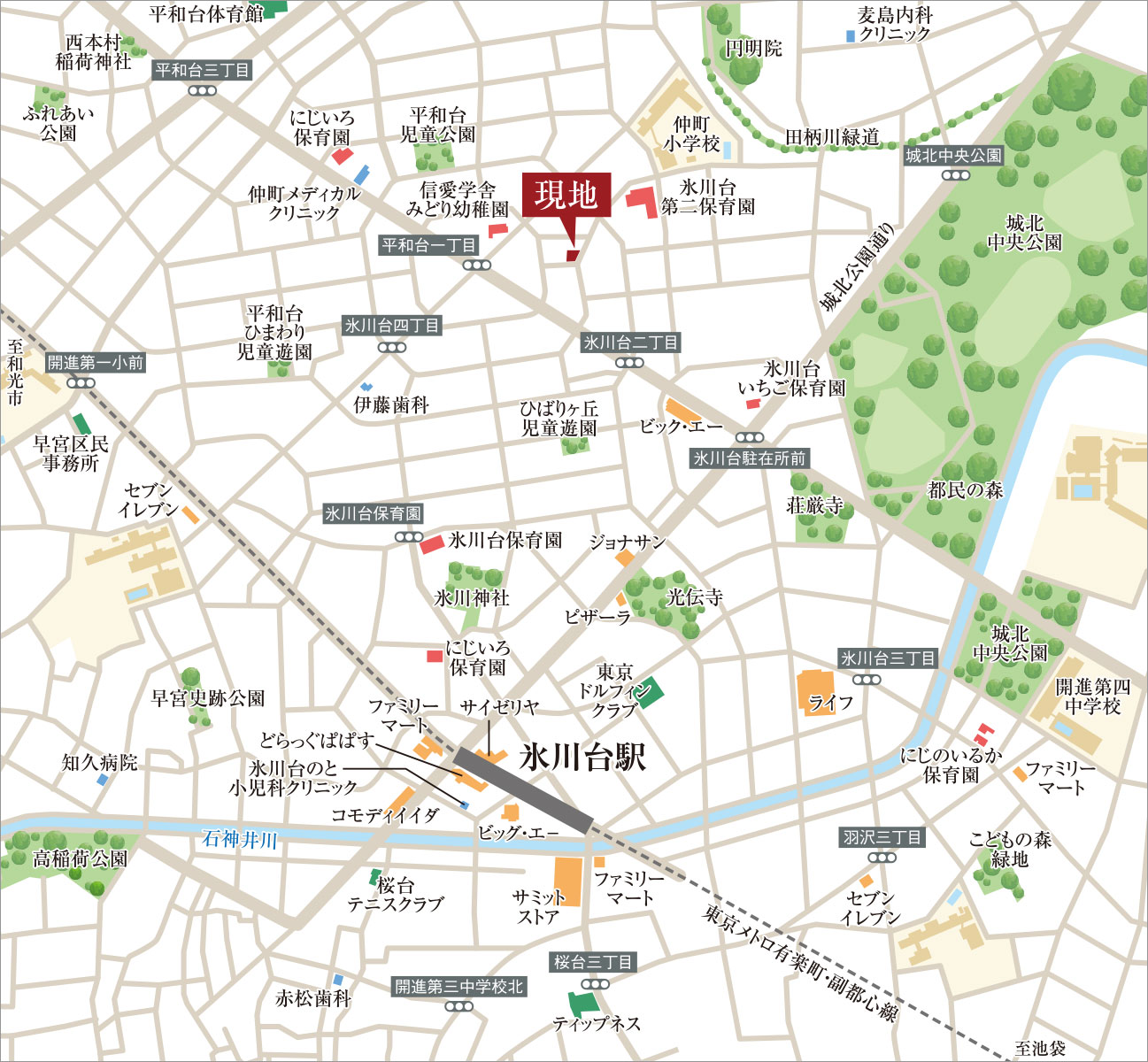 現地案内図
