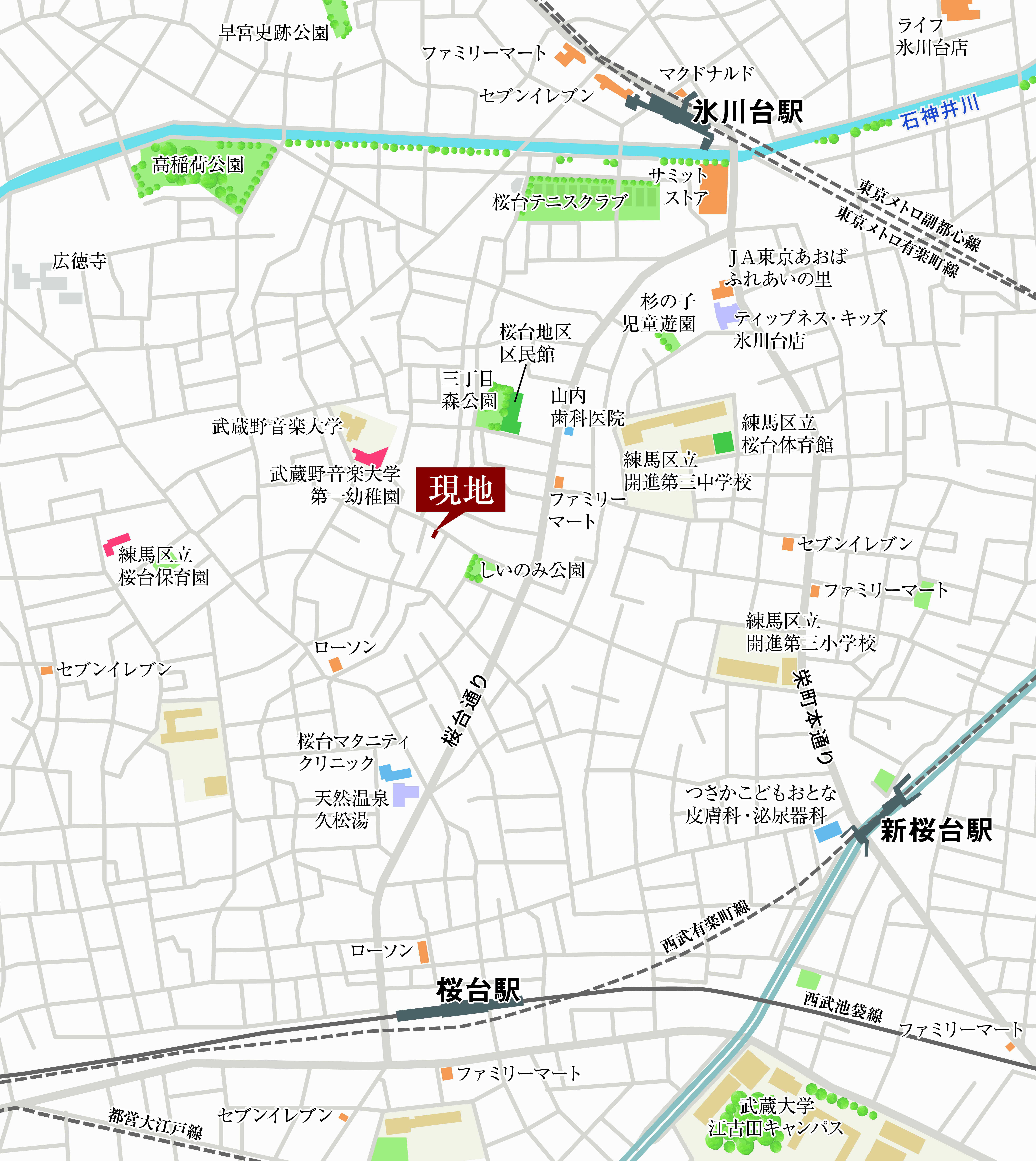 現地案内図