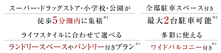 東京メトロ副都心線、有楽町線「氷川台」駅徒歩14分/「平和台」駅徒歩17分、20帖以上の広さを確保した明るいLDK、SIC・WICやPantry等、豊富な収納スペース、全館浄活水システム標準搭載ミラブルシャワー／マイクロバブルバス