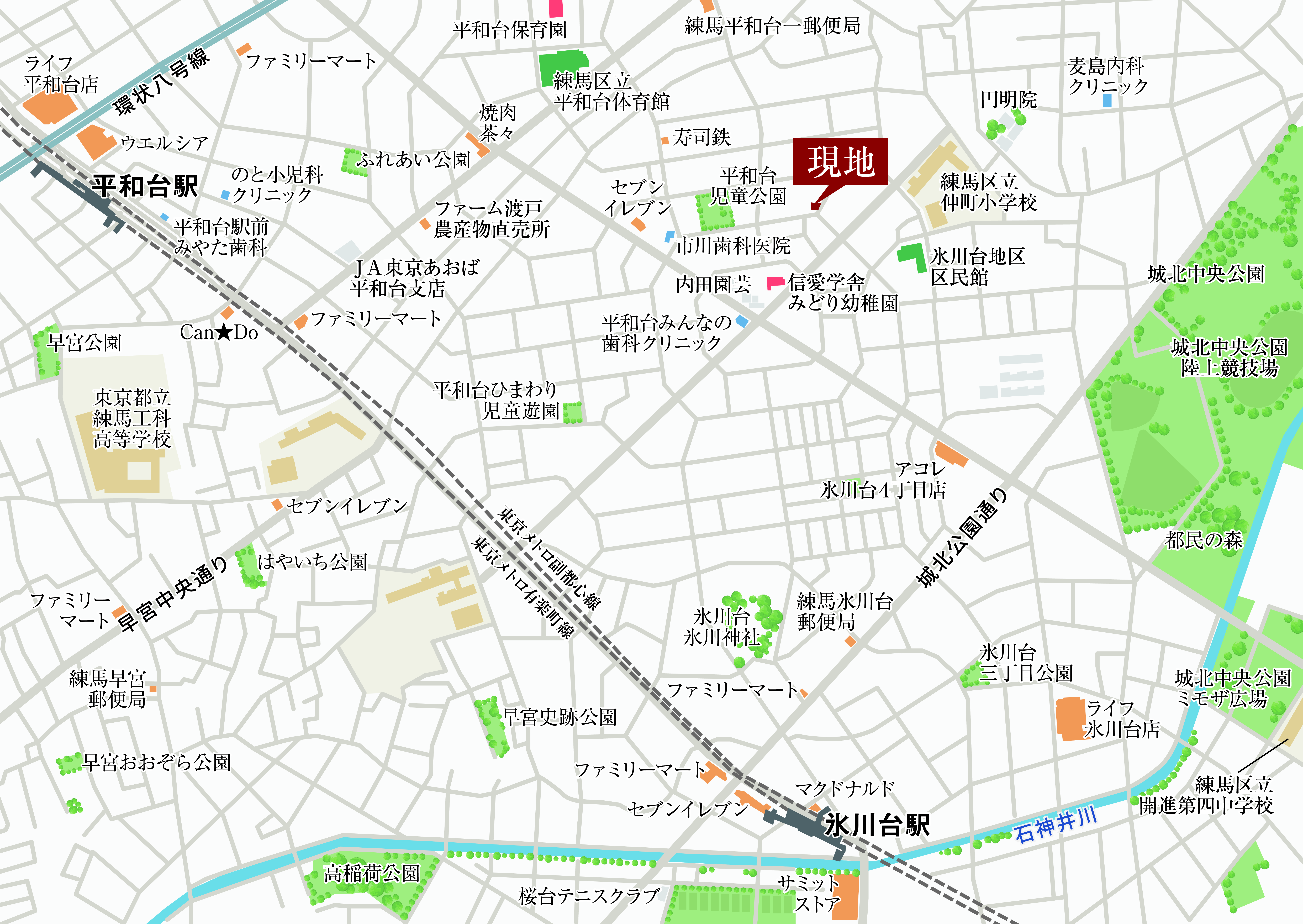 現地案内図
