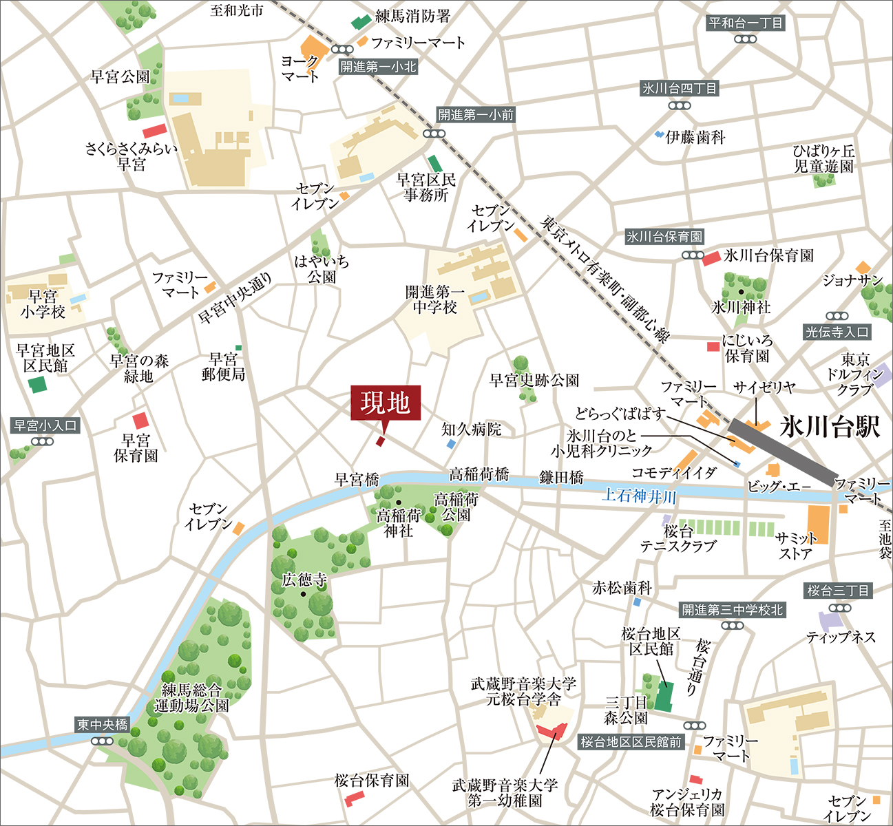 現地案内図