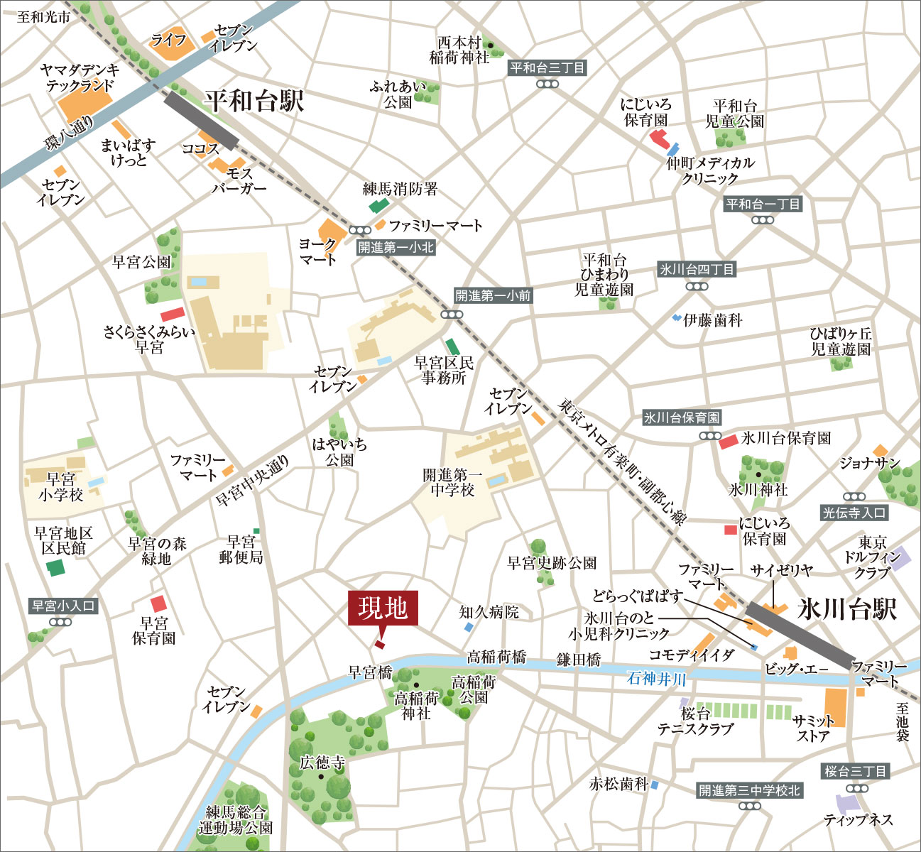 現地案内図