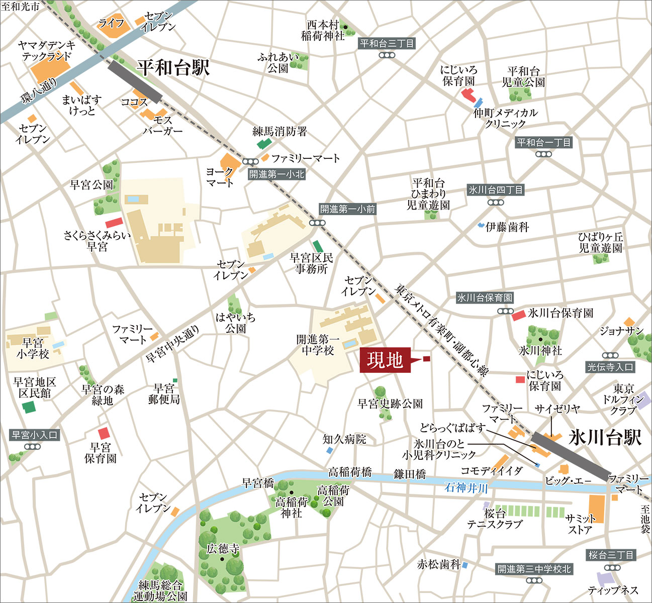 現地案内図