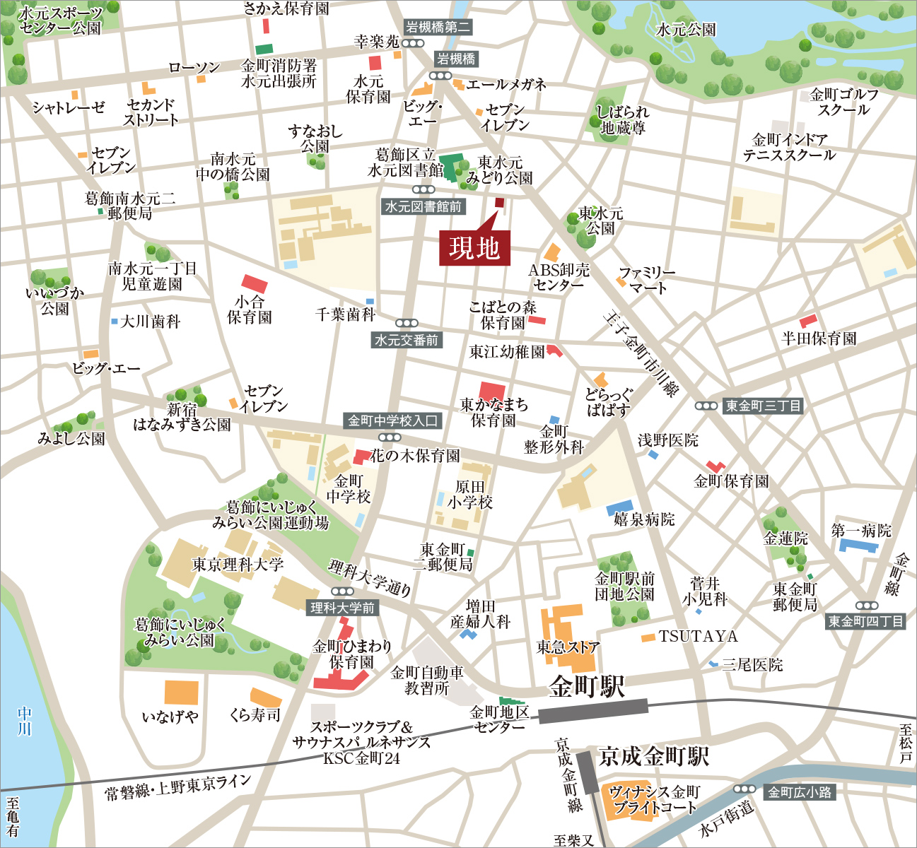現地案内図