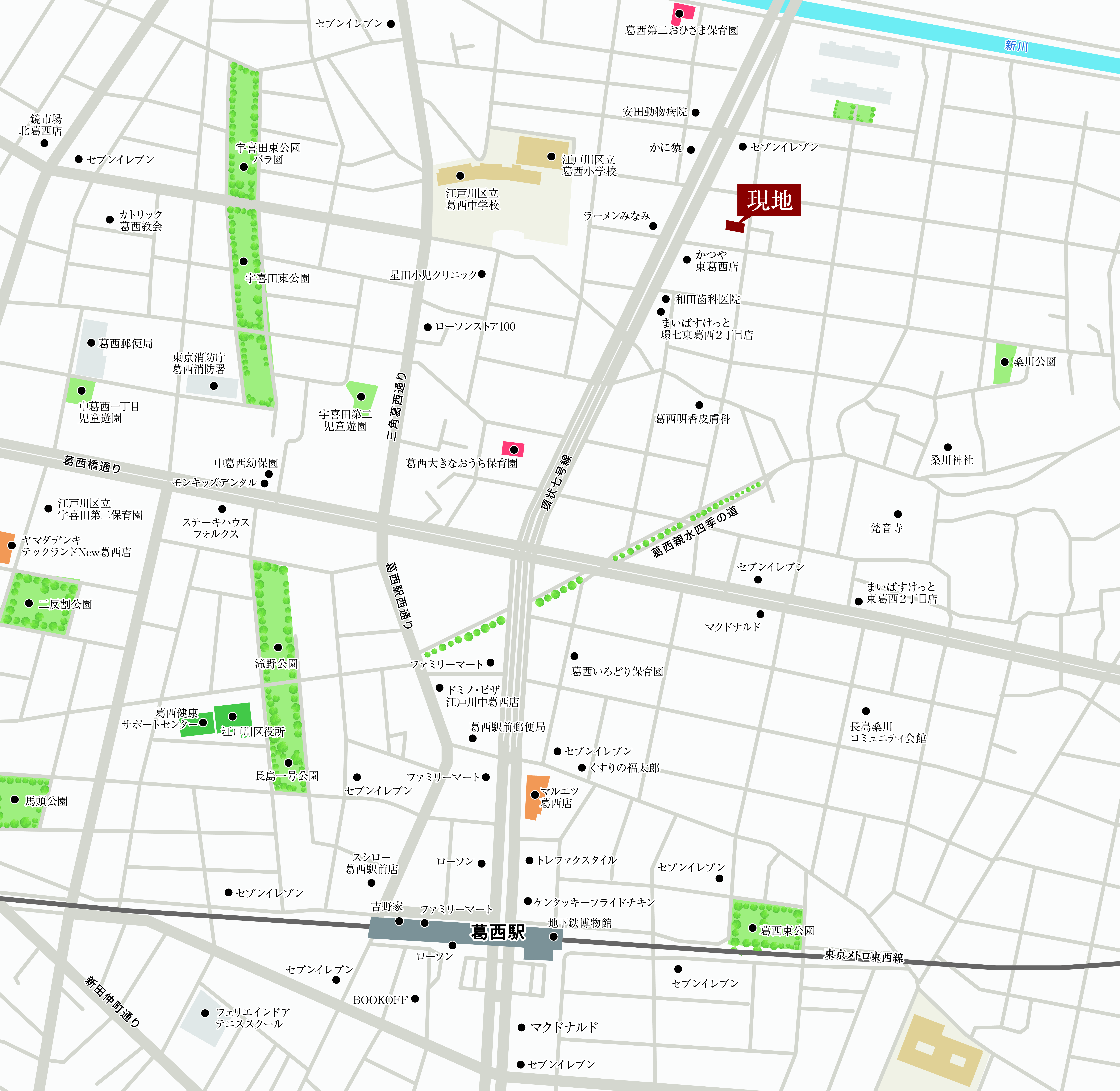 現地案内図