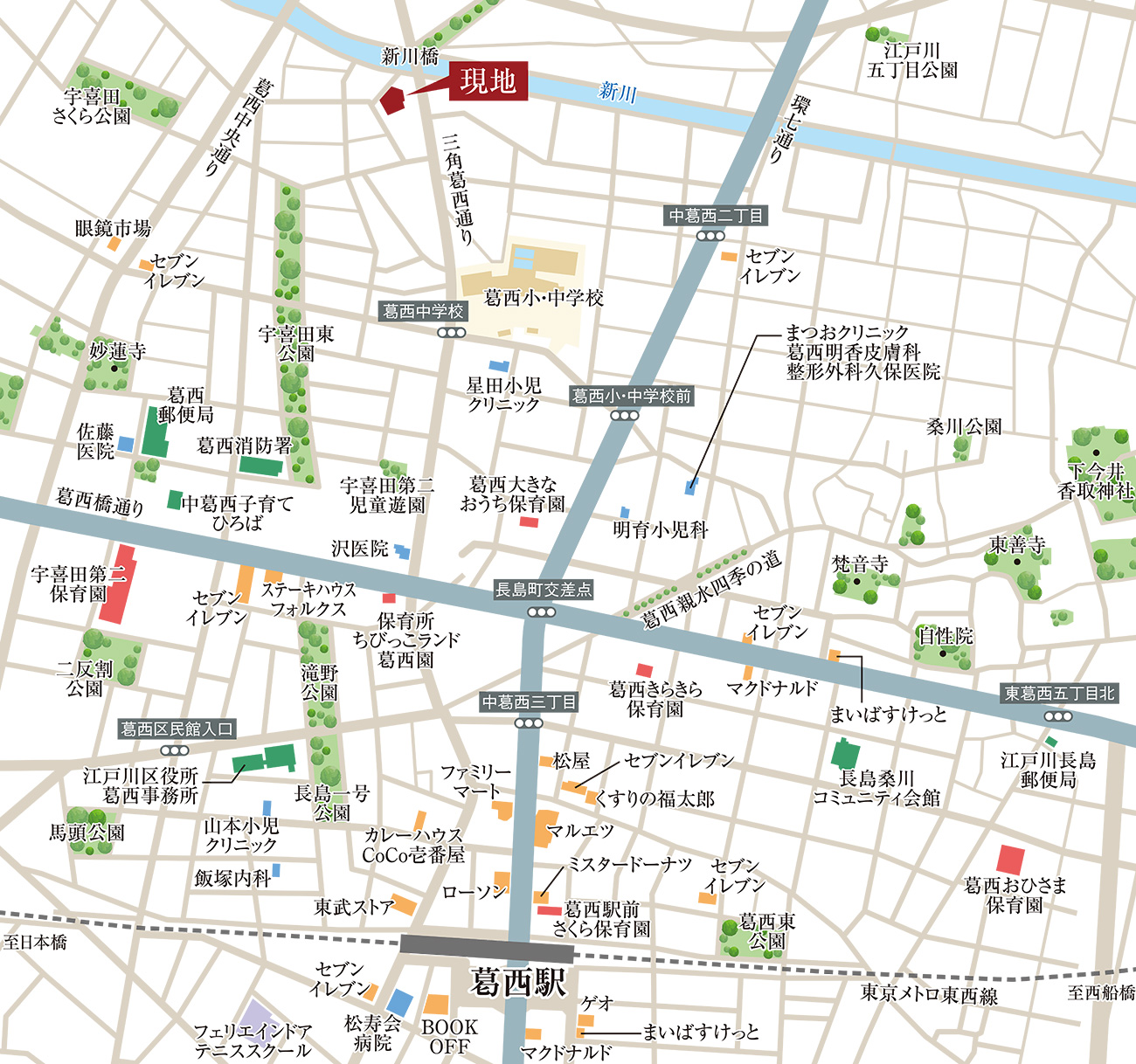 現地案内図