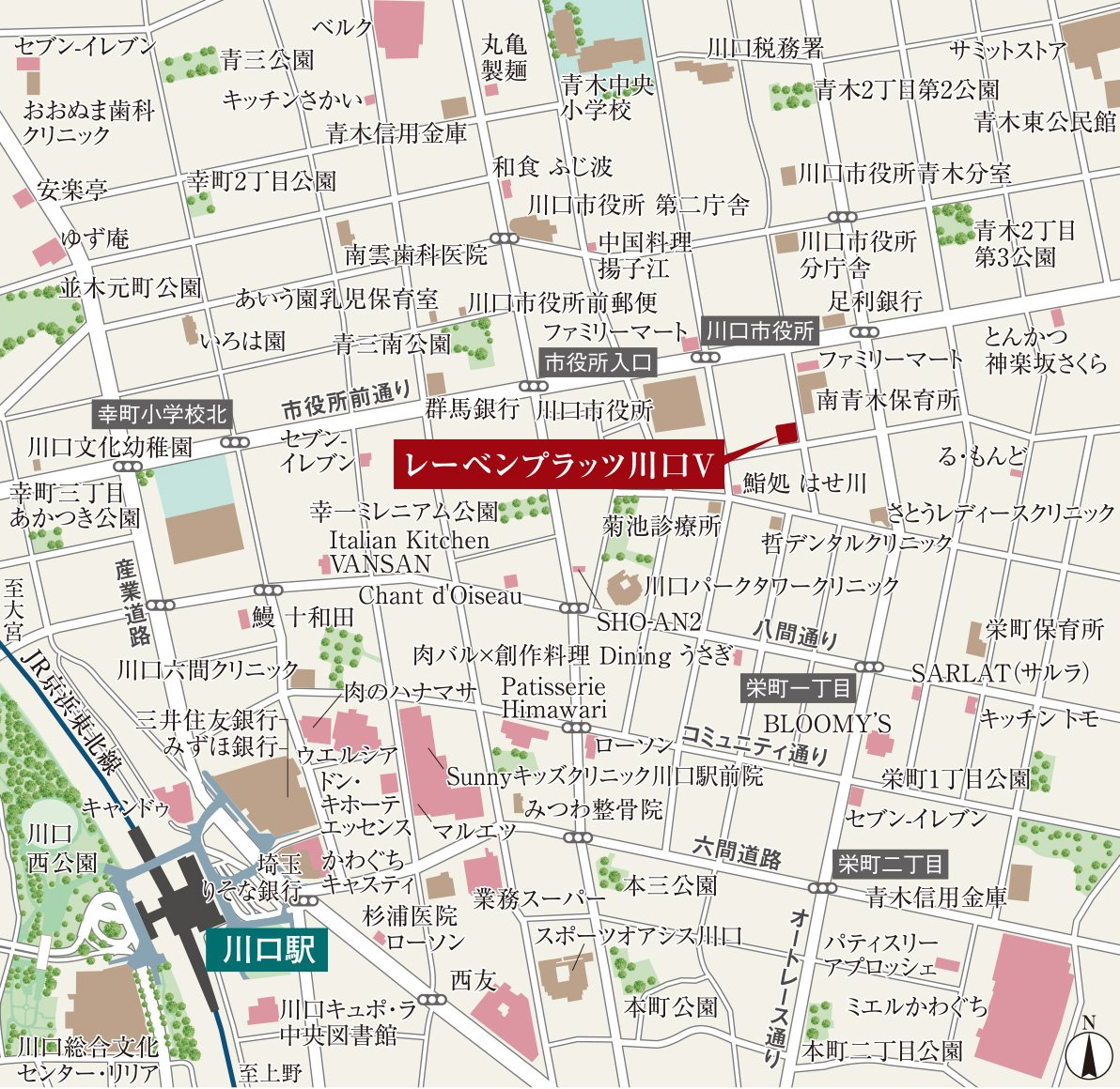 現地案内図