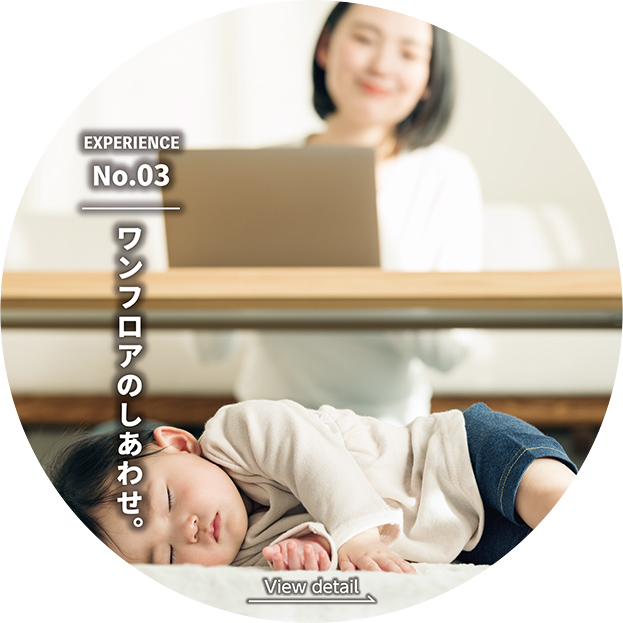 ワンフロアのしあわせ。