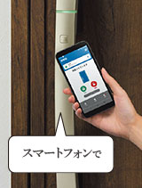 スマートフォンで