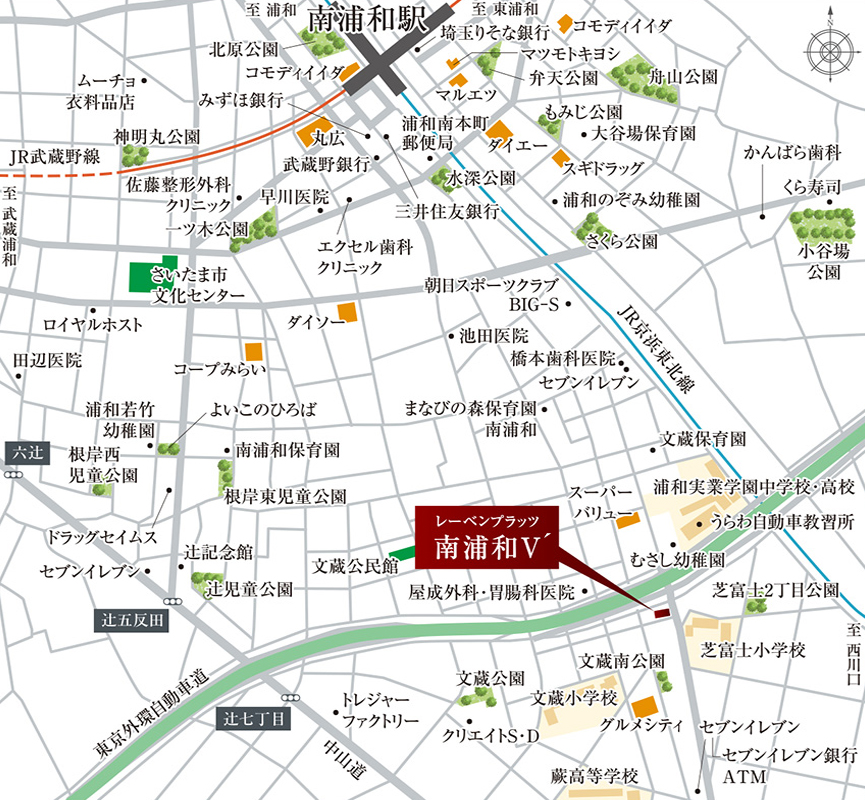 現地案内図