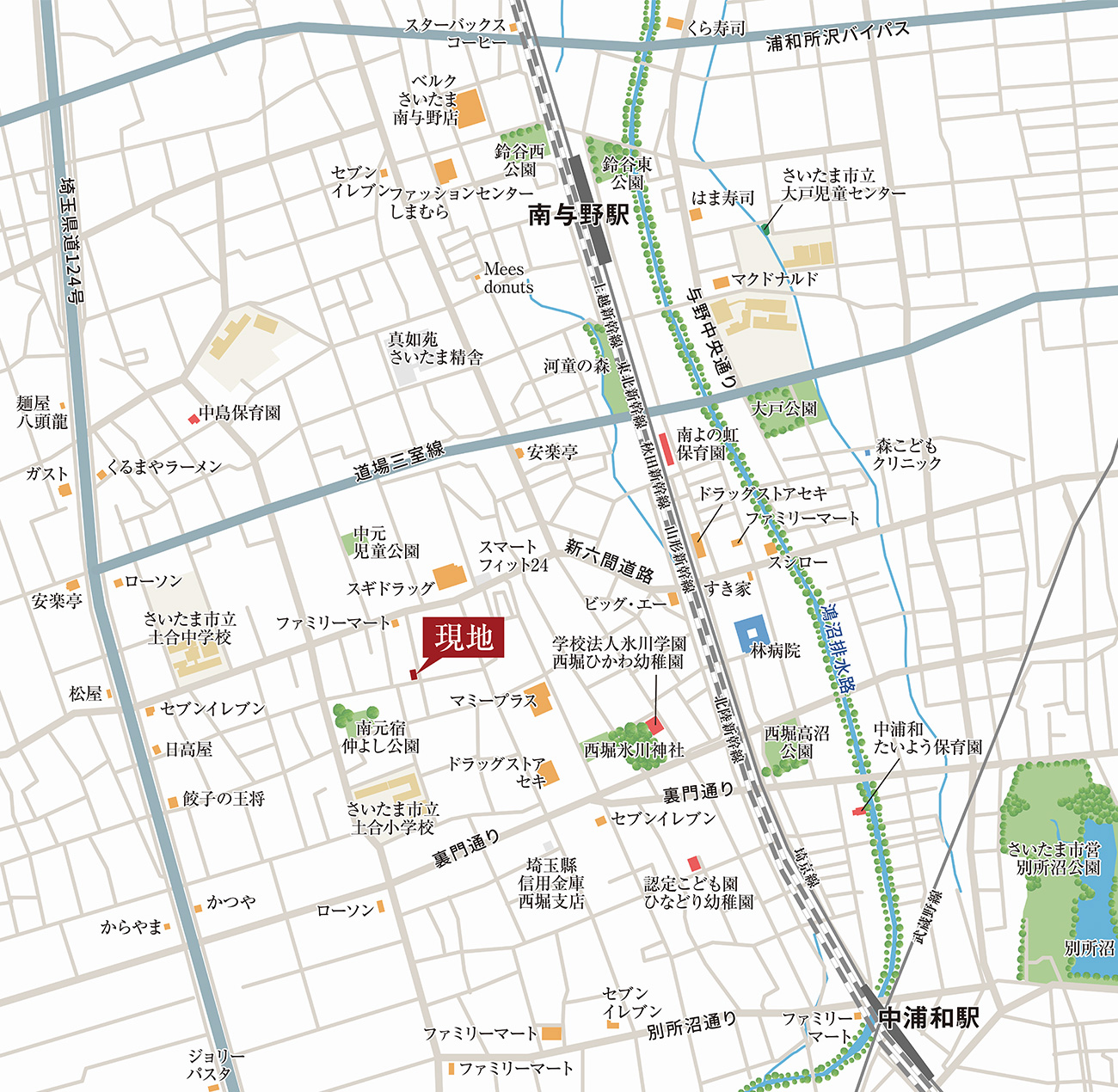 現地案内図