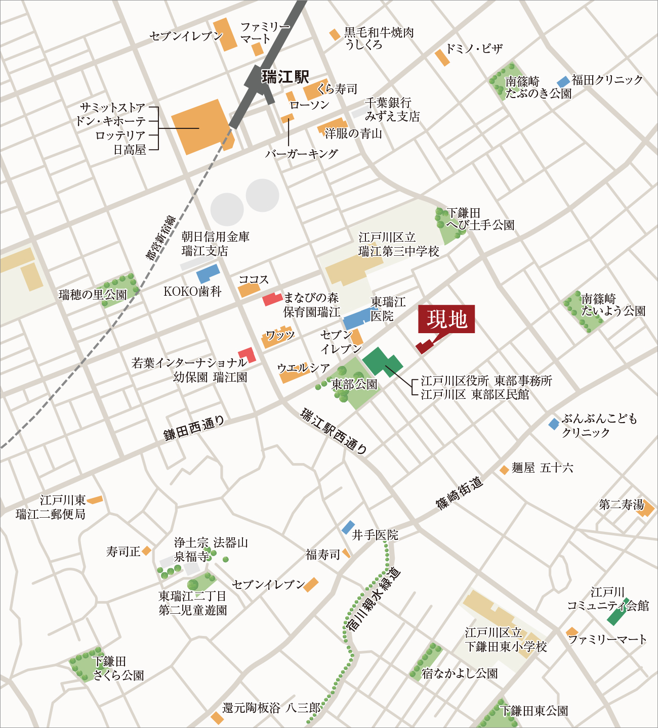 現地案内図