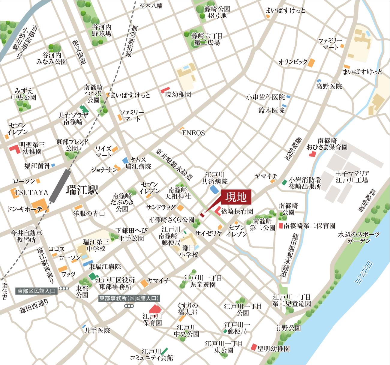 現地案内図