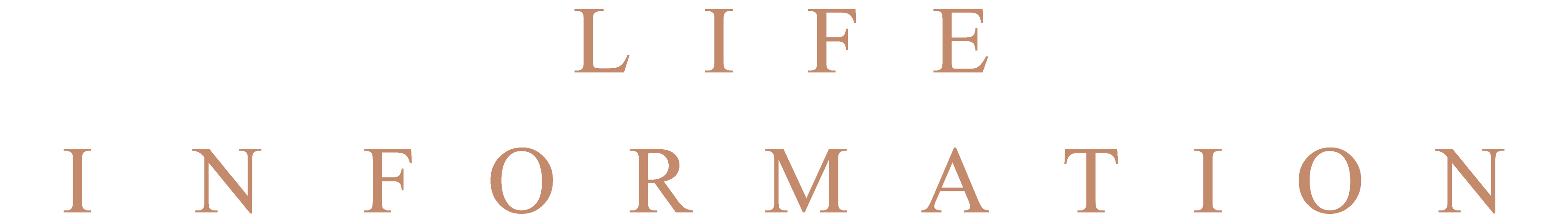 LIFE INFORMATION