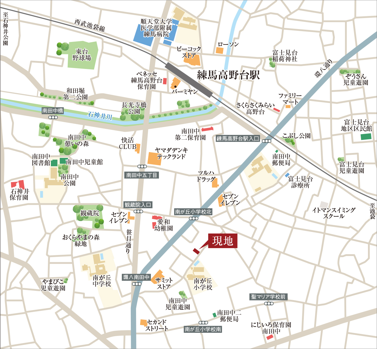 現地案内図