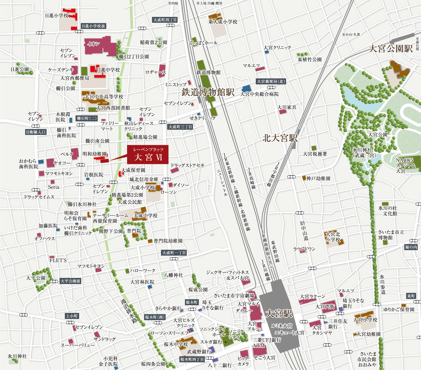 現地案内図
