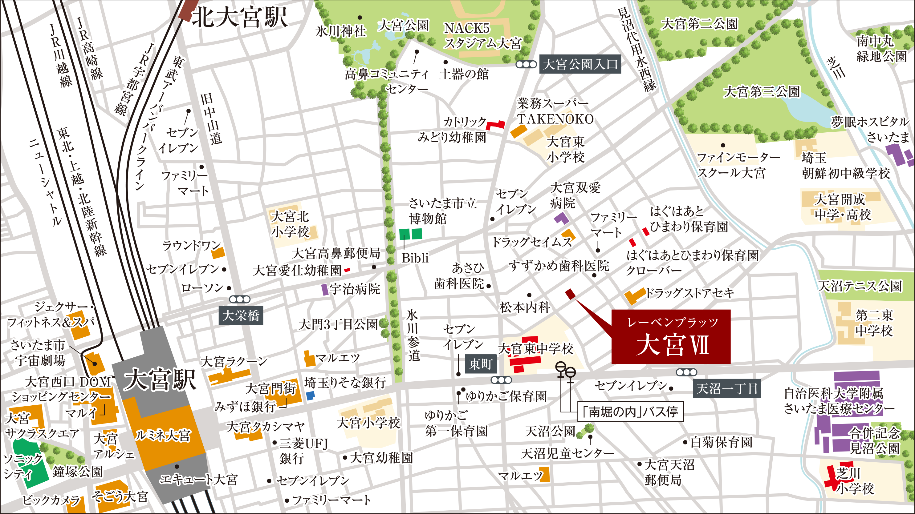 現地案内図