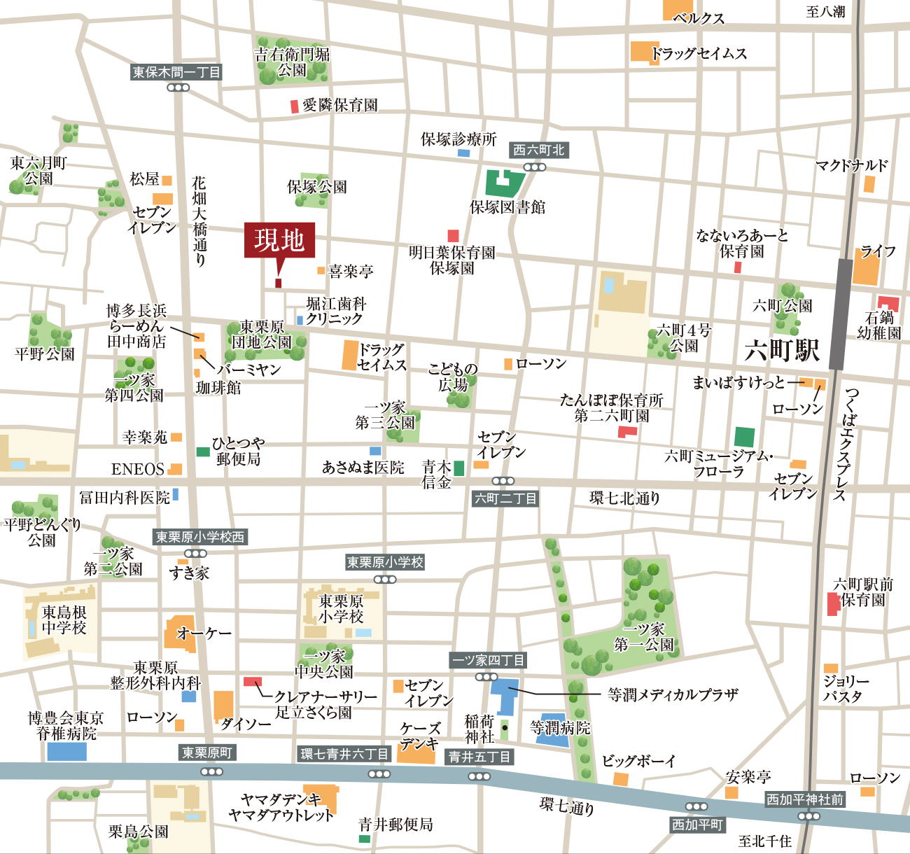 現地案内図