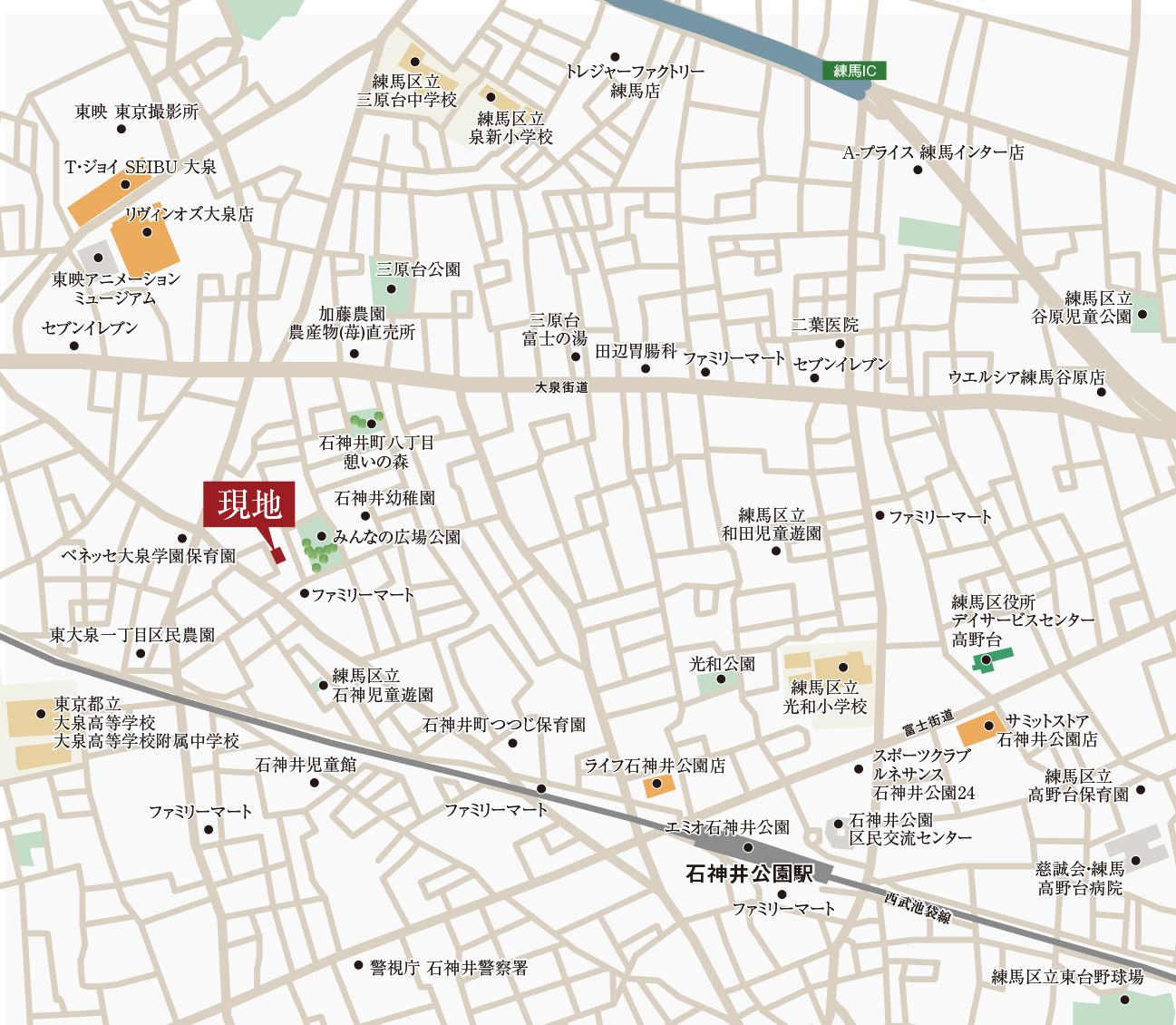 現地案内図