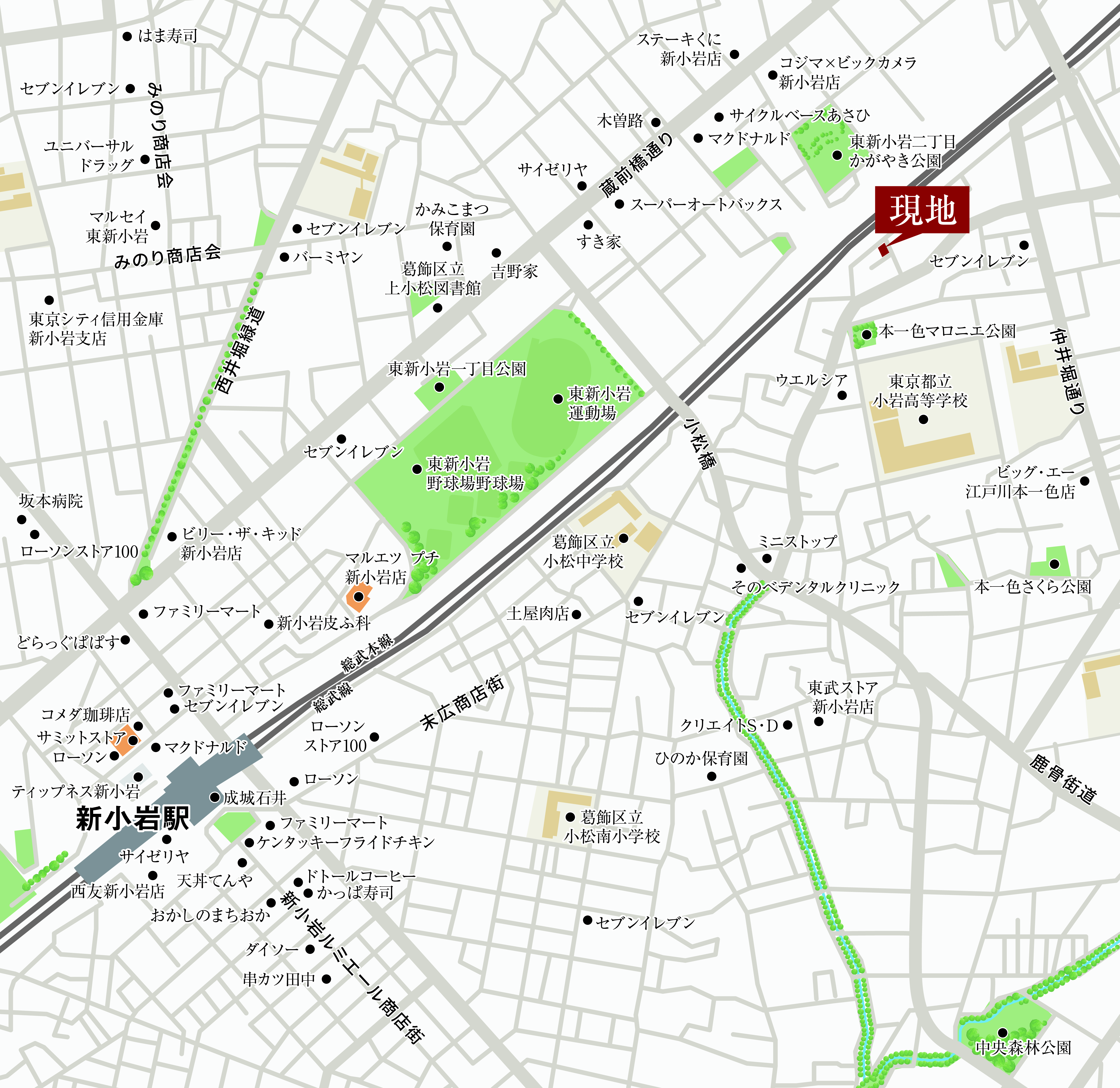 現地案内図