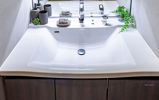 ボウル一体型カウンター