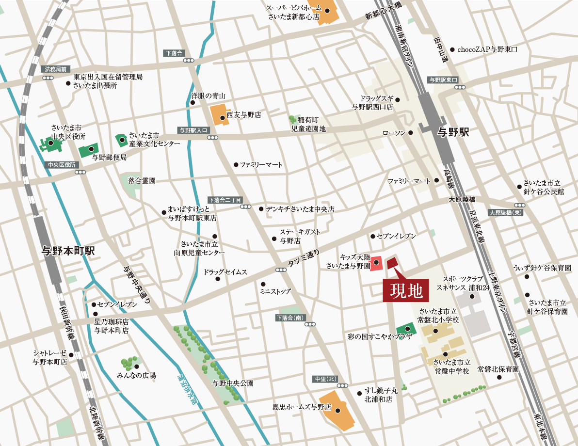 現地案内図