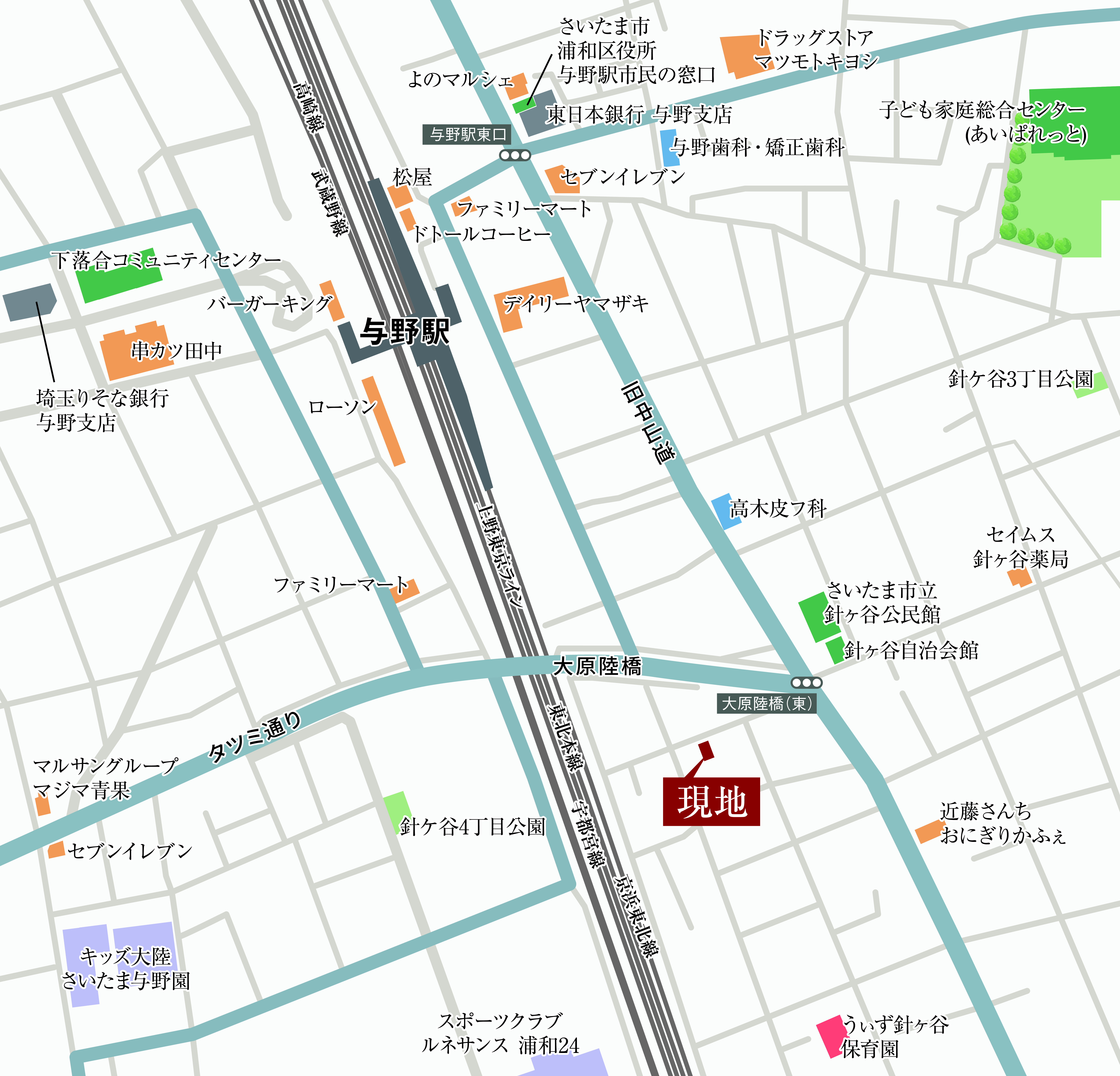 現地案内図