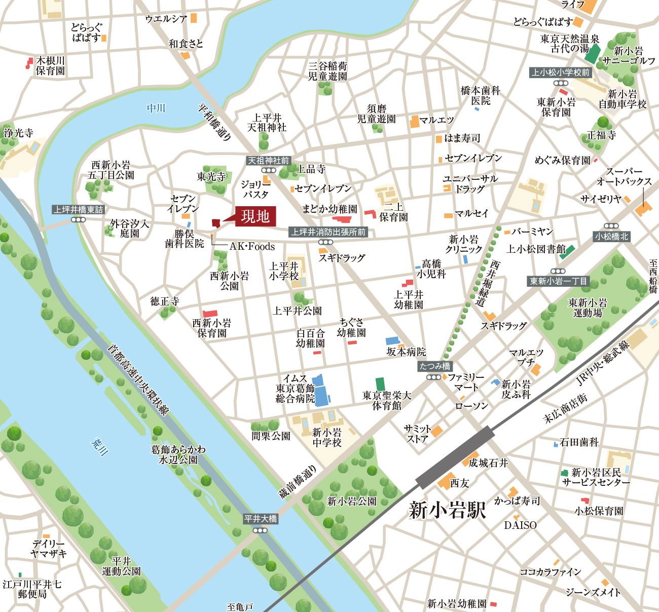 現地案内図