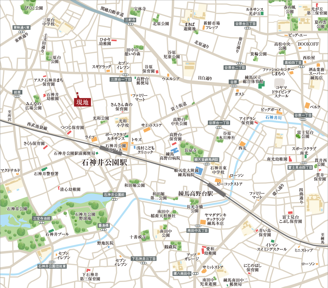 現地案内図