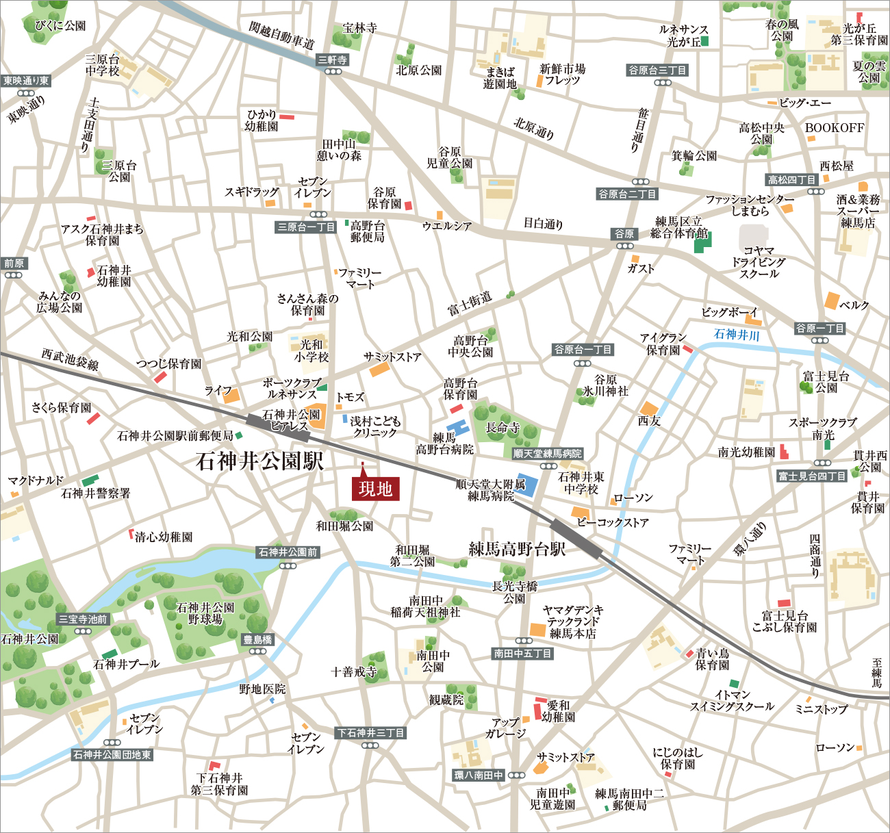 現地案内図