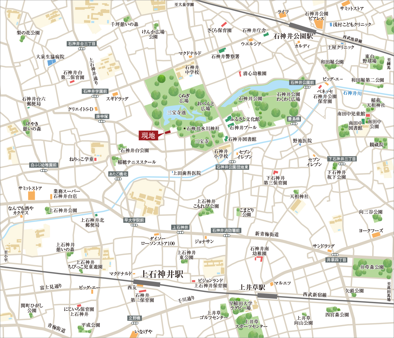 現地案内図