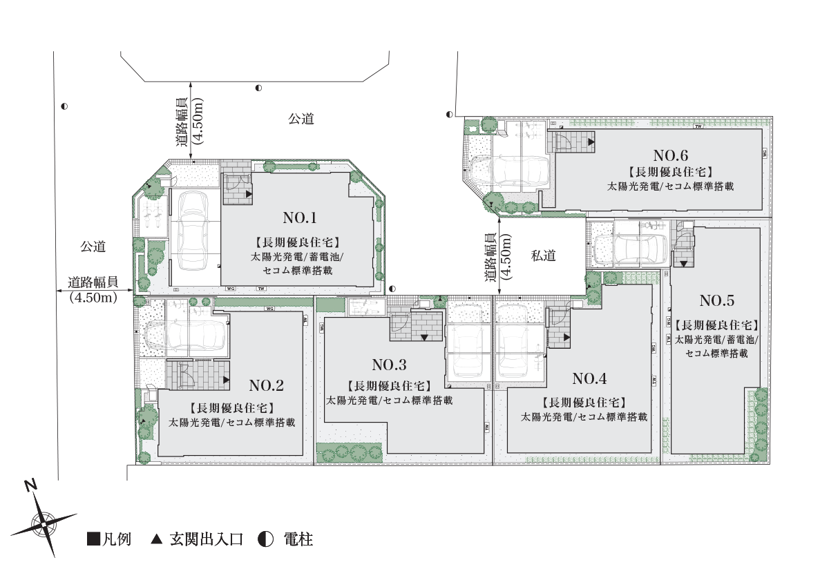 敷地配置図